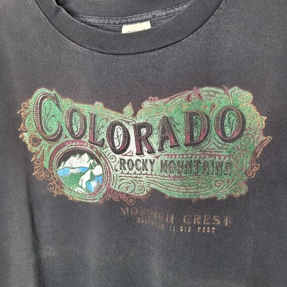 Vintage Colorado Rocky Mountains T Shirt Size XL - Picture 4 of 7